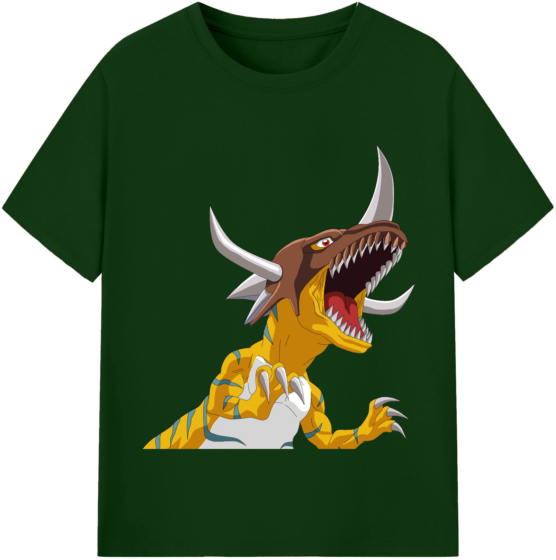 （画像用） Digimon デジタルモンスター/デジモン 綿100％半袖Tシャツ（フロントプリント）